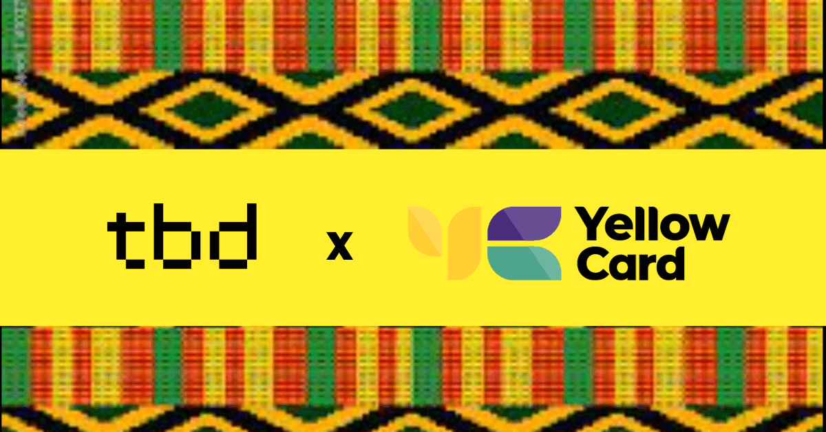 TBD x YellowCard BTC Africa